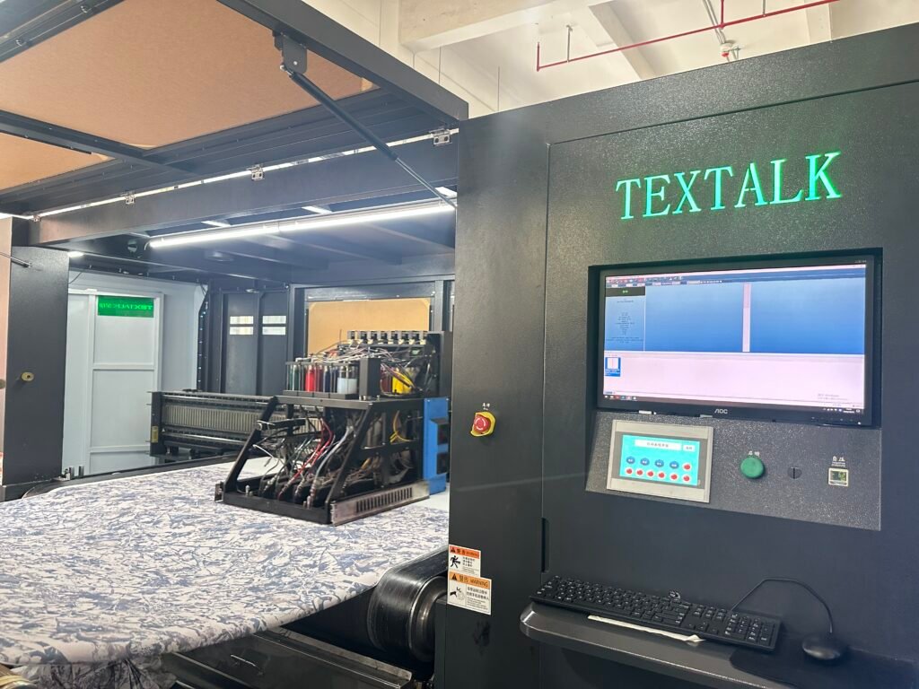 Textalk direct-to-fabric printer